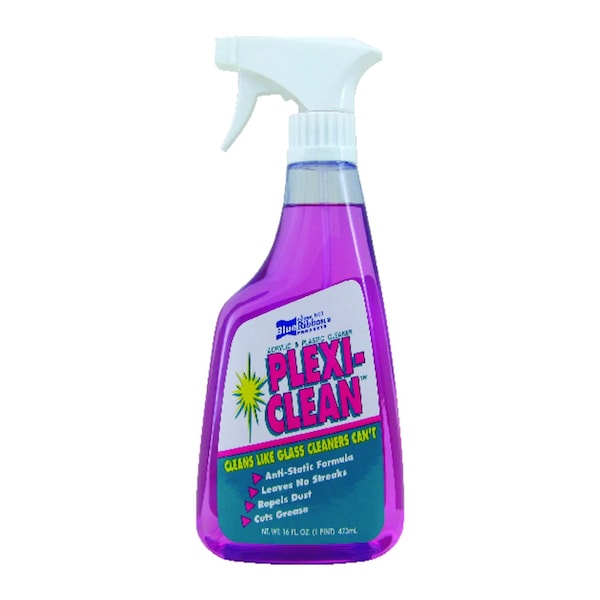Plexi-Clean Blue Ribbon Plexi-Clean Acrylic & Plastic Cleaner 16 oz Liquid - 11070
