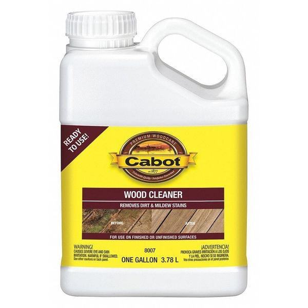 Cabot Wood Cleaner, Clear, 1 gal. - 140.0008007.007