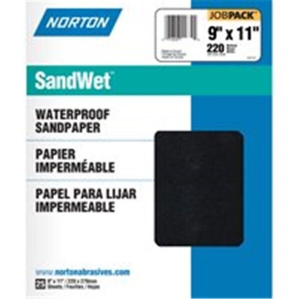 Norton Co Norton 1226 Wet Dry Job Pack 220 9 x 11 In. - 3307063