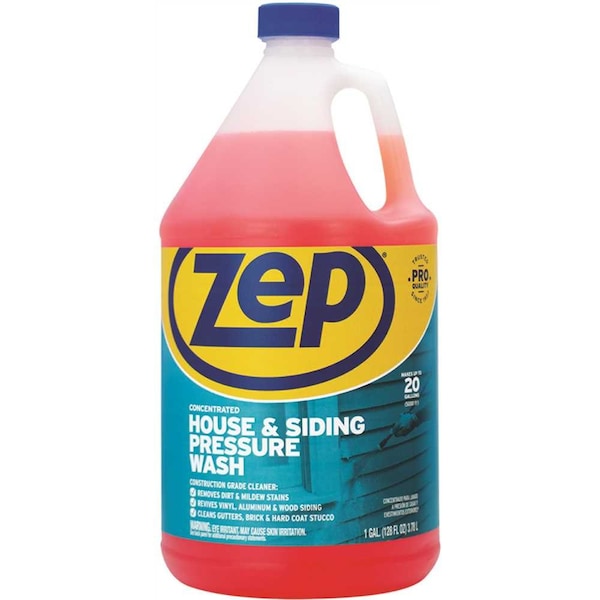 Zep 1 Gal. House and Siding Pressure Wash Concentrate Cleaner, 4PK - ZUVWS128