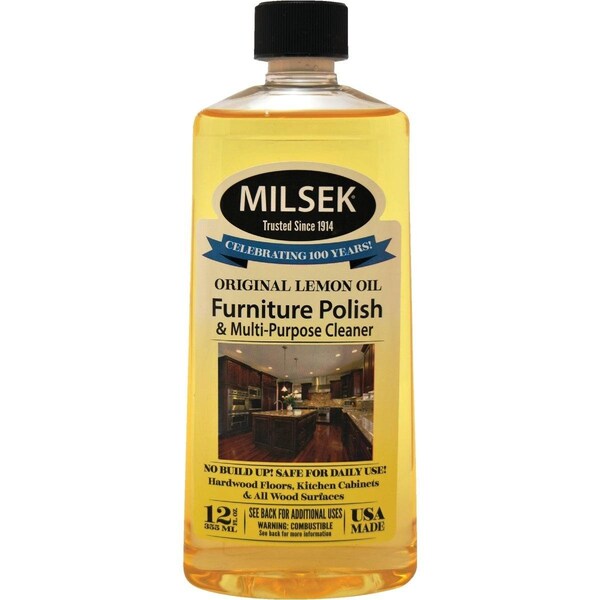 Milsek 12 Oz. Lemon Furniture Polish & Cleaner - 13570
