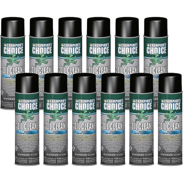 Chase Products Champion Coil Cleaner, net18 oz Aerosol., 12PK - 5118