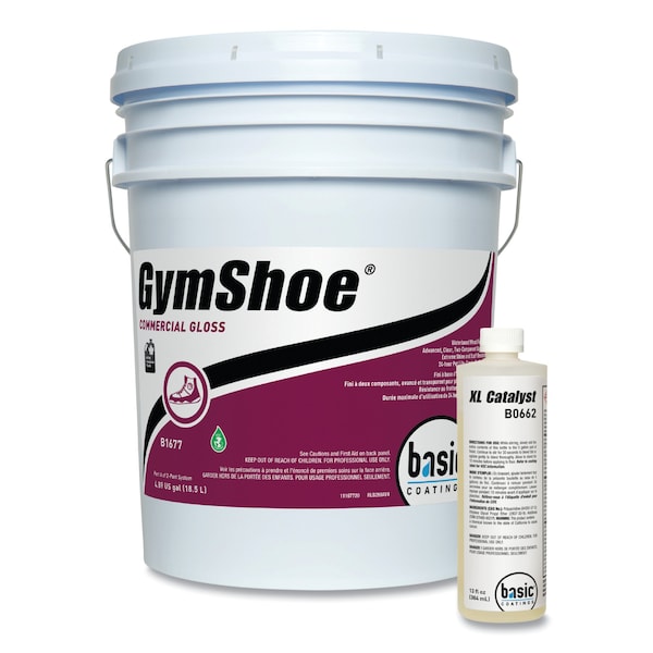 Betco GymShoe Gloss Sport Finish, Mild Scent, 5 gal Pail - 16770500