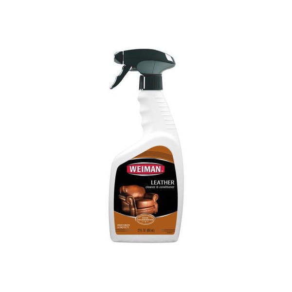 Weiman Products WEIMAN Leather Cleaner And Conditioner, Floral Scent, 22 Oz. Trigger Spray Bottle, 6/Ct - 107