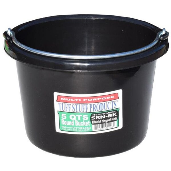 Tuff Stuff Products Tuff Stuff Products SRNGR 5 qt. Round Bucket; Green - SRNGR