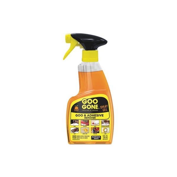 Weiman Goo Gone, Spray Gel Cleaner, Citrus Scent, 12 Oz Spray Bottle - 2096EA