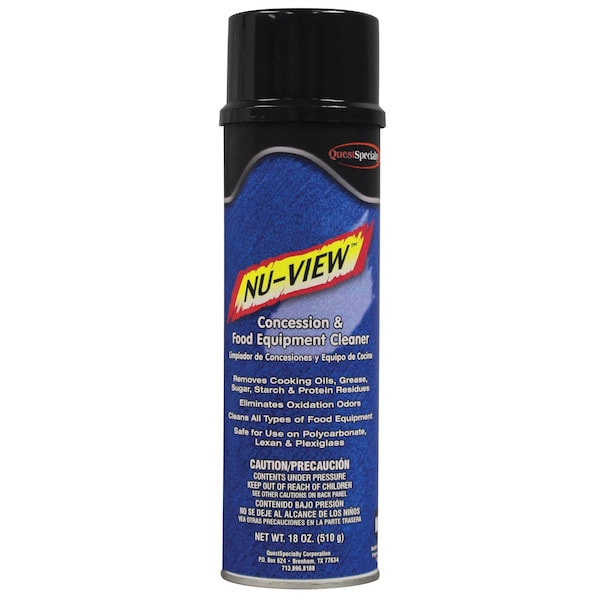 Quest NU-VIEW Concession & Food Equipment Cleaner, 20oz, 6PK - 20301