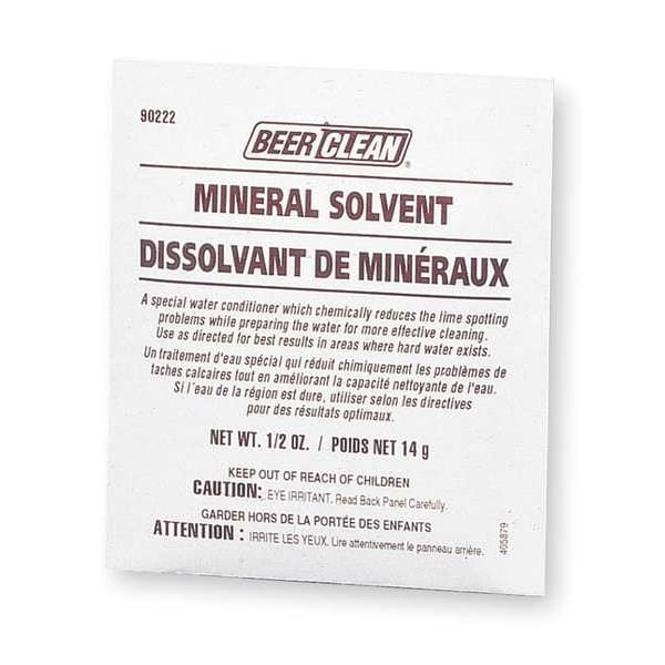 Beer Clean Powder Beer Clean Mineral Solvent, PK100 - 990222