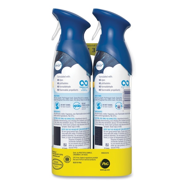 Febreze AIR, Ocean, 17.6 oz Aerosol Spray, 12PK - 80328241