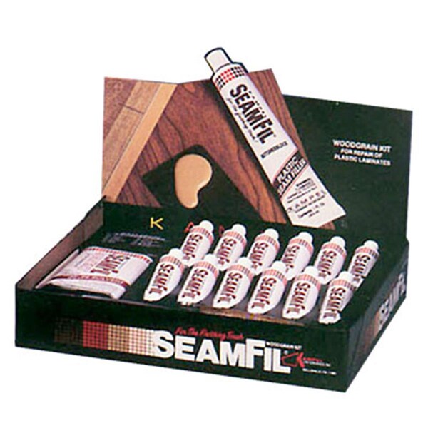 Kampel 12 Color-Solvent-Knife Standard Woodgrain Kit - KA136939