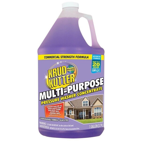 Rust-Oleum Krud Kutter Advanced Formula Multi-Purpose Pressure Washer Concentrate, Liquid, 1 gal Bottle - 385462