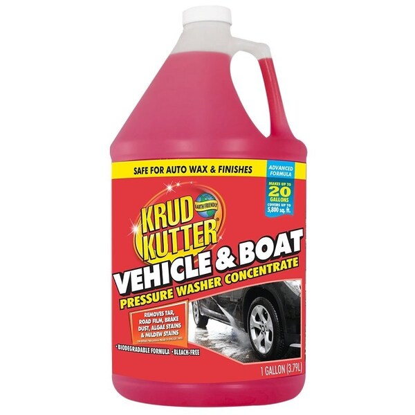 Rust-Oleum Krud Kutter Advanced Formula Vehicle and Boat Pressure Washer Concentrate, Liquid, 1 gal Bottle - 385463