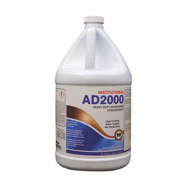 Warsaw Chemical Institutional AD 2000, 1-Gallon, 4PK - 21330-0000004