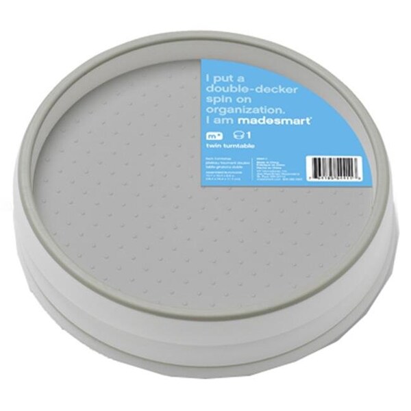 Madesmart MadeSmart 95-54411-04 10 in. Twin Turntable For Kitchen Organization - 148190