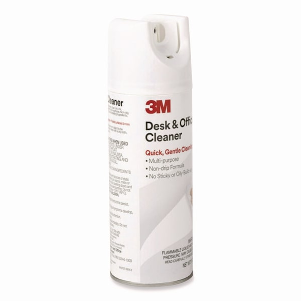 3M Desk and Office Spray Cleaner, 15 oz Aerosol Spray, PK12, 12PK - 573
