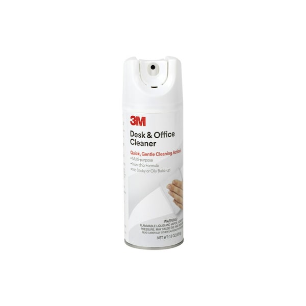 3M Desk and Office Spray Cleaner, 15 oz Aerosol Spray, PK12, 12PK - 573