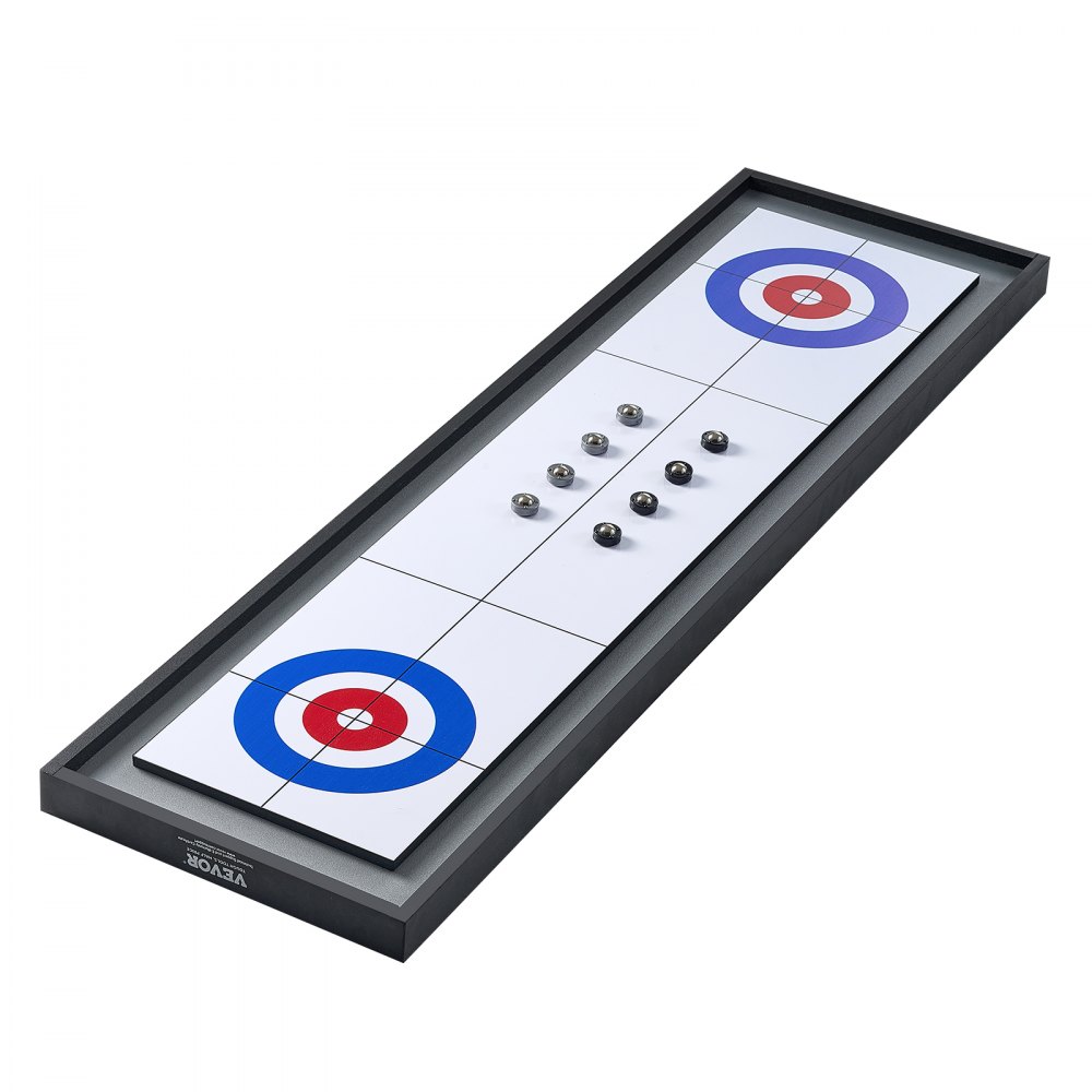 VEVOR 45" Shuffleboard and Curling 2 in 1 Board Game Portable Tabletop Set - PBKSHZ45YC00CUSJXV0
