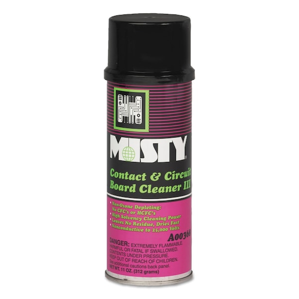 Misty Contact and Circuit Board Cleaner III, 16 oz Aerosol Spray, 12PK - 1002285