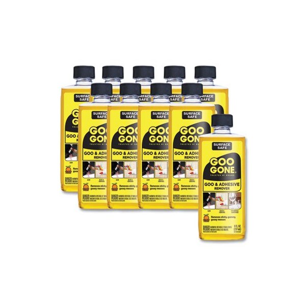 Weiman Goo Gone, Original Cleaner, Citrus Scent, 8 Oz Bottle, 12PK - 2087