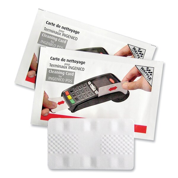 Tst/Impreso Magnetic Card Reader Cleaning Cards, 2.1" x 3.35", 50PK - 2391
