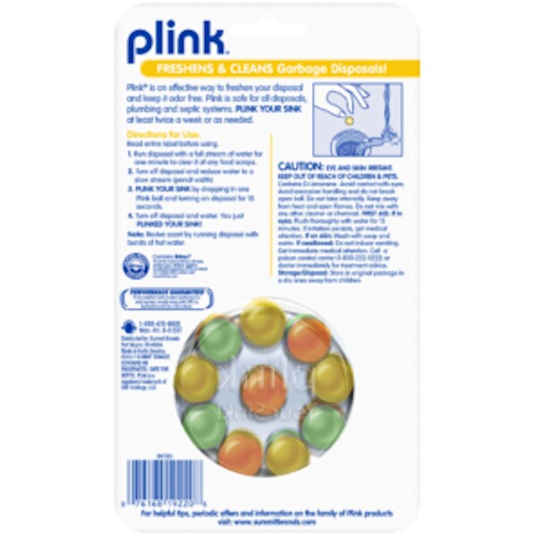 Plink Plink Tablet Drain Freshener and Cleaner 6 ct - PDF12T