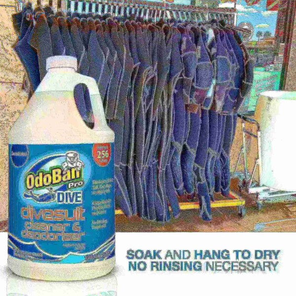 Odoban OdoBan Dive Wetsuit Cleaner & Deodorizer Concentrate, Clean Fresh Scent, 1 Gallon - 971089P-G4