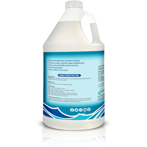 Odoban OdoBan Dive Wetsuit Cleaner & Deodorizer Concentrate, Clean Fresh Scent, 1 Gallon - 971089P-G4