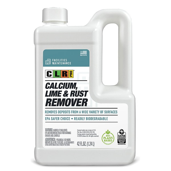 Clr Pro Calcium Lime and Rust Remover, 42 oz, Jug - G-FM-CLR42-4PRO