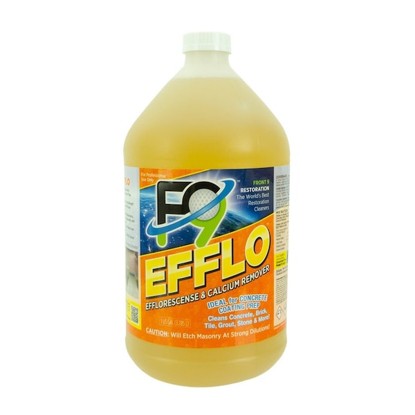 Front 9 Restoration F9 Efflorescence Calcium Remover  Gallon - F9EF-C