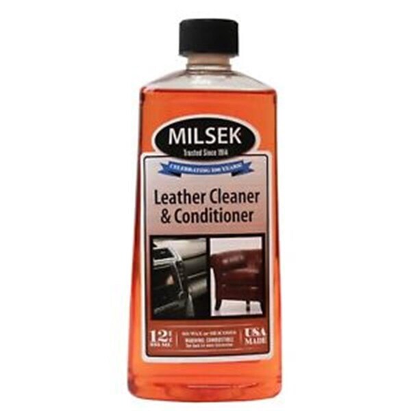 Milsek Furniture Polish 12 oz Orange Scented Oil Leather Cleaner & Conditioner, 6PK - 248990