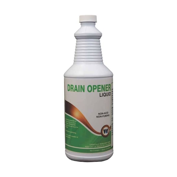 Warsaw Chemical Drain Opener, Liquid Drain Opener, 1-Quart, 12PK - 21581-0000012