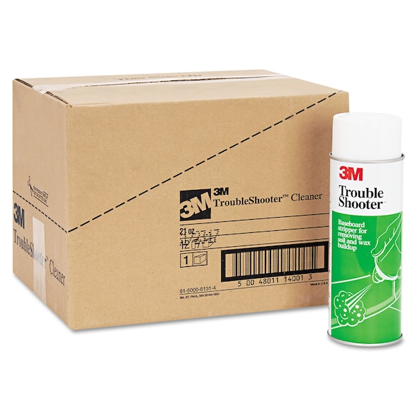 3M TroubleShooter Baseboard Stripper, 21 oz Aerosol Spray, PK12 - 14001