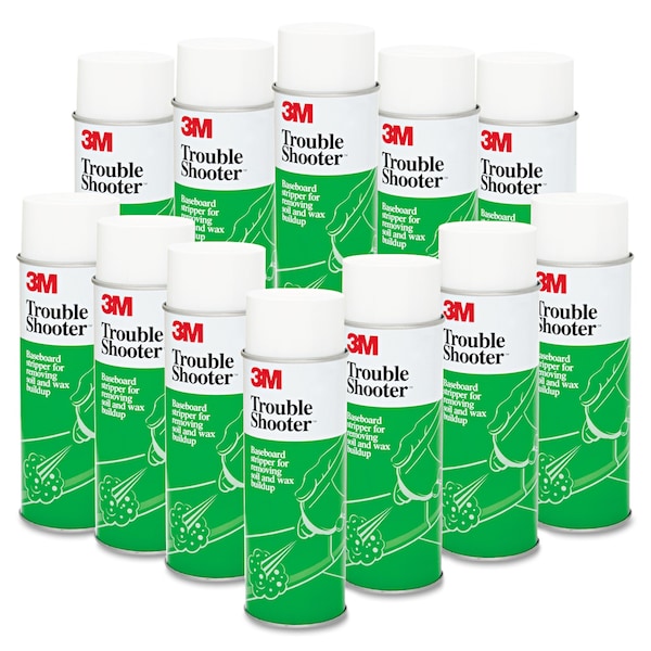 3M TroubleShooter Baseboard Stripper, 21 oz Aerosol Spray, PK12 - 14001