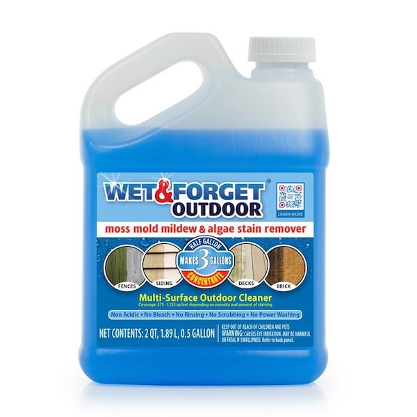 Wet & Forget Wet & Forget Outdoor Cleaner Concentrate 0.5 gal - 800064