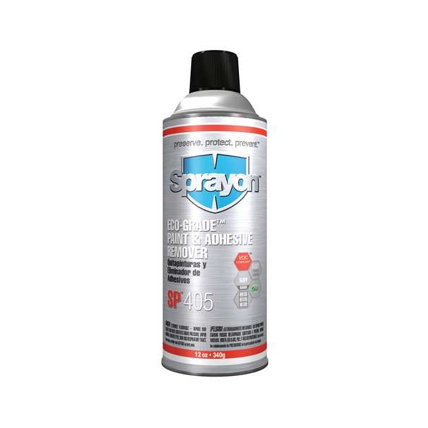 Sprayon Paint and Adhesive Remover, 12 oz. - SC0405000