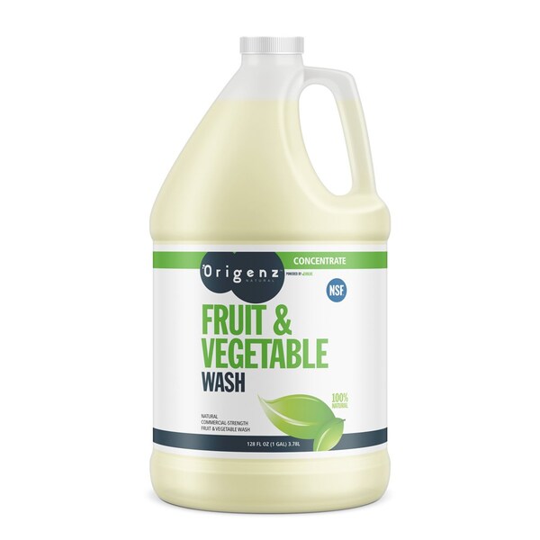 Origenz Natural Fruit & Vegetable Wash Concentrate; 4x1 Gal., 4PK - FPR75-SS-04X1-E401