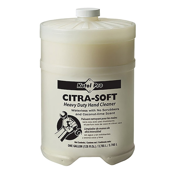 Henson Group Kutol Citra-Soft Heavy Duty w/no scrubbers, 1 Gallon, Color White, 4PK - 2307