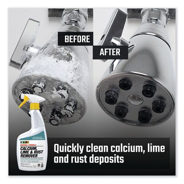 Clr Pro Calcium, Lime and Rust Remover, 32 oz Spray Bottle, PK6, 6PK - FM-CLR32-6PRO