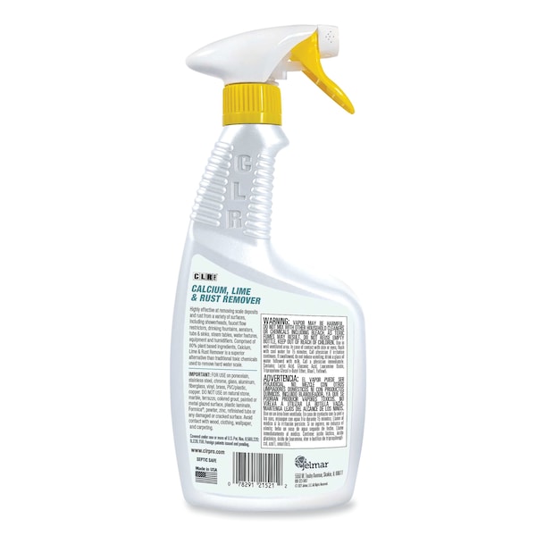 Clr Pro Calcium, Lime and Rust Remover, 32 oz Spray Bottle, PK6, 6PK - FM-CLR32-6PRO