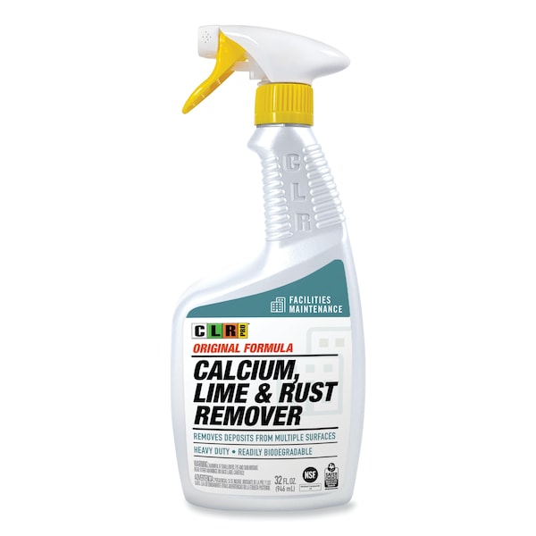 Clr Pro Calcium, Lime and Rust Remover, 32 oz Spray Bottle, PK6, 6PK - FM-CLR32-6PRO