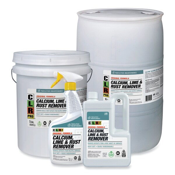 Clr Pro Calcium, Lime and Rust Remover, 32 oz Spray Bottle, PK6, 6PK - FM-CLR32-6PRO