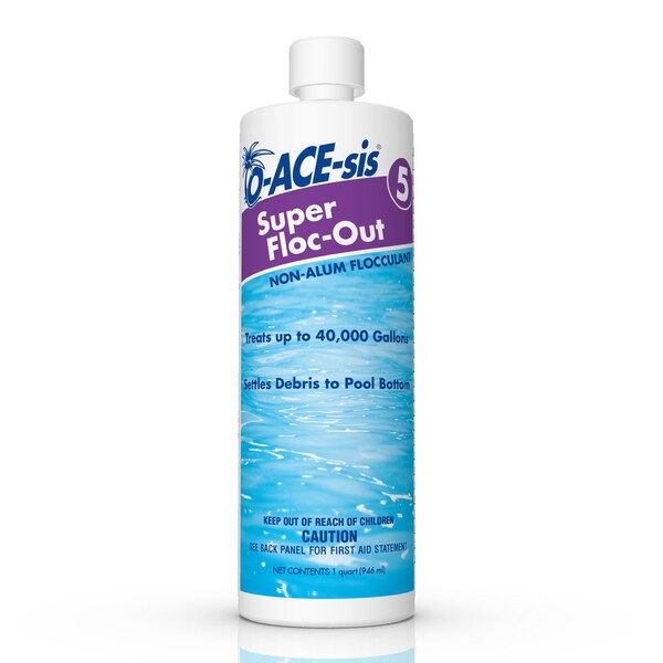 O-Ace-Sis O-ACE-sis Super Floc Out Liquid Debris Settler 1 qt - TF071001012OAC