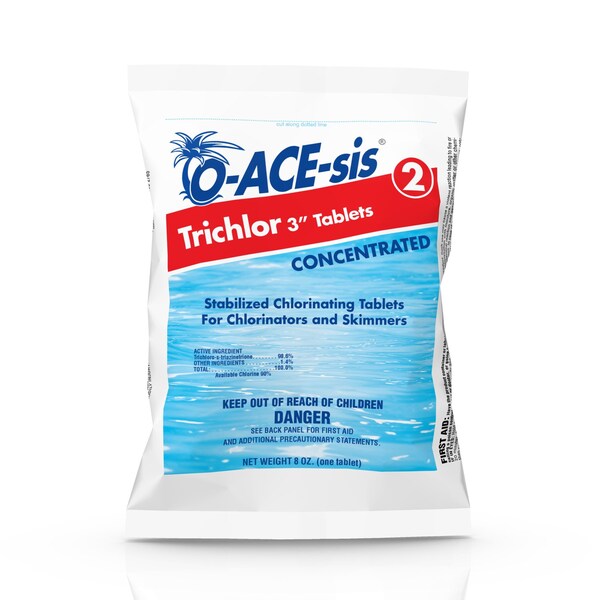 O-Ace-Sis O-ACE-sis Tablet Trichlor 8 oz - F008001040AI