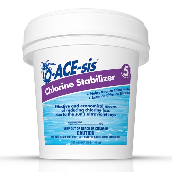 O-Ace-Sis O-ACE-sis Granule Chlorine Stabilizer 4 lb - TF081004032OAC