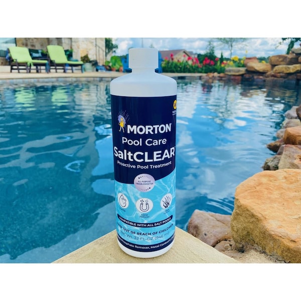 Morton Pool Care Morton Pool Care SaltCLEAR Liquid Clarifier 32 oz - MPC-CLR32