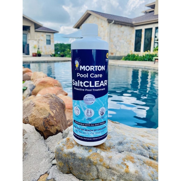 Morton Pool Care Morton Pool Care SaltCLEAR Liquid Clarifier 32 oz - MPC-CLR32