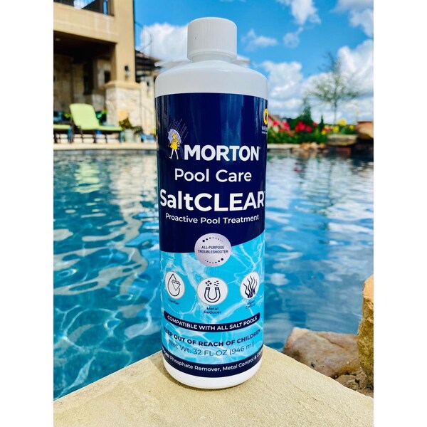 Morton Pool Care Morton Pool Care SaltCLEAR Liquid Clarifier 32 oz - MPC-CLR32