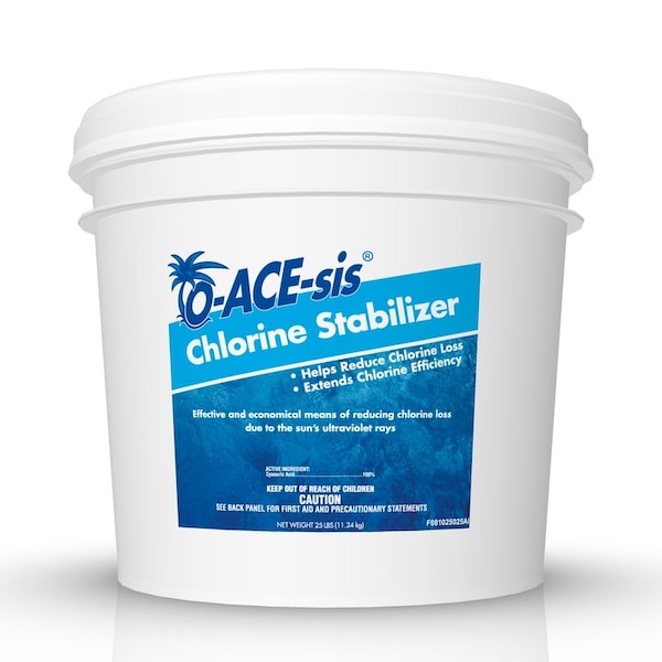 O-Ace-Sis O-ACE-sis Granule Chlorine Stabilizer 25 lb - TF081025025OAC