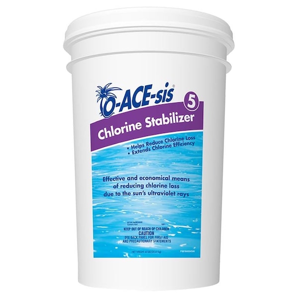 O-Ace-Sis O-ACE-sis Granule Chlorine Stabilizer 45 lb - F081045045AI