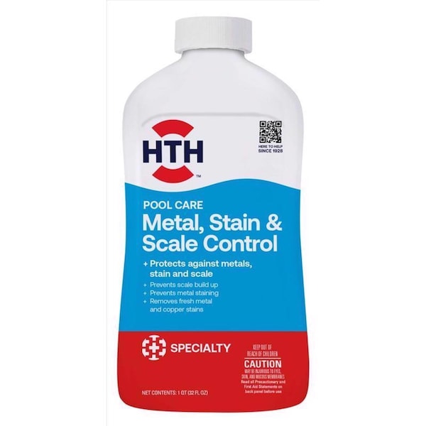 Hth HTH Pool Care Liquid Metal & Stain Control 32 oz - 67068